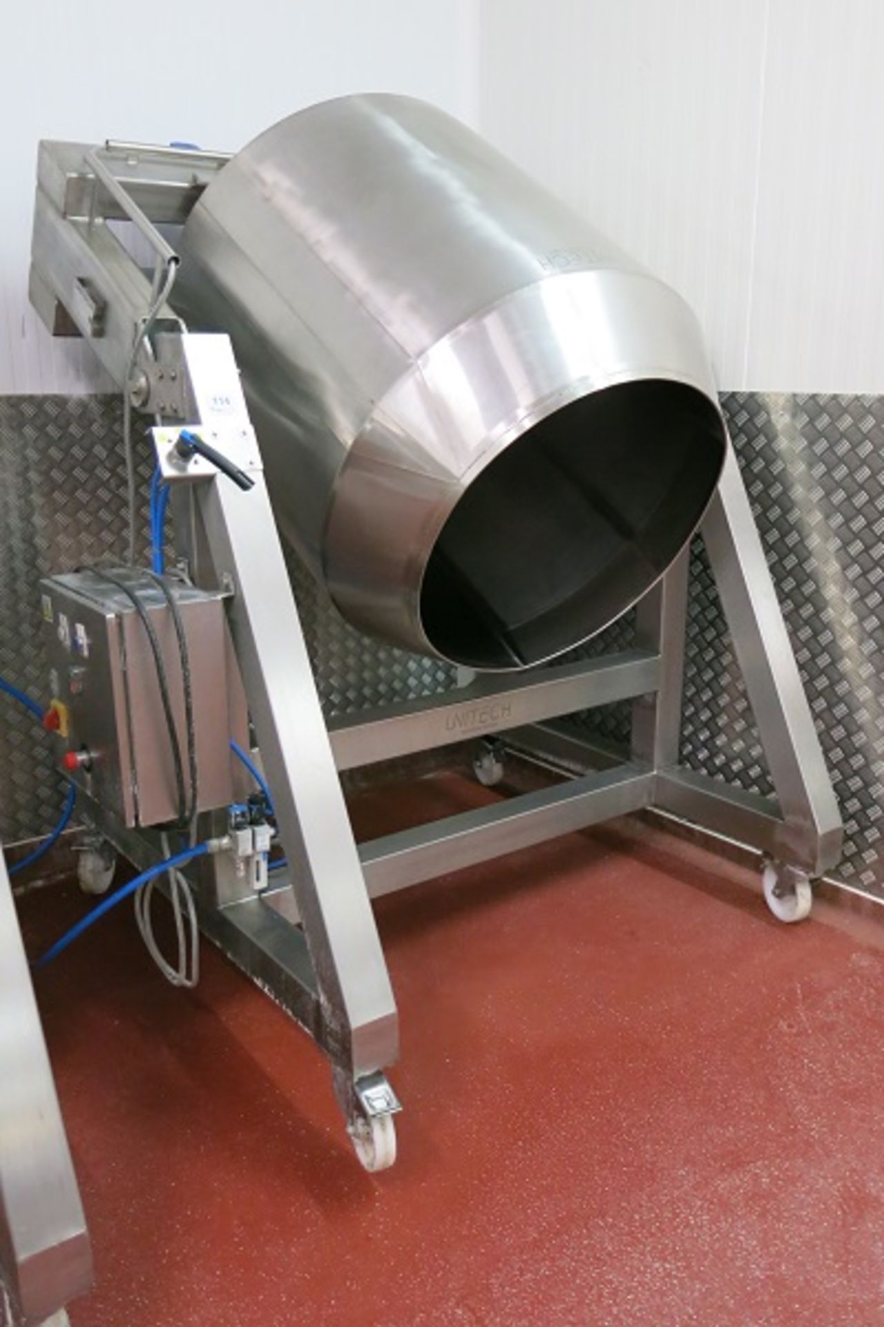 Unitech stainless steel tipping mixer - A lift out charge will apply - Image 2 of 3