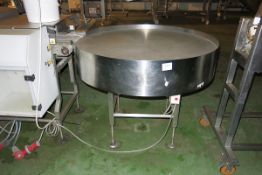 (CF) Stainless steel motorised turntable - A lift out charge will apply