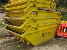 (3) 2.6m size steel skips