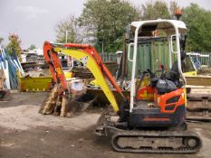 Kubota U17-3a mini excavator 2012