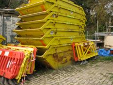 (7) 4.6m size steel skips