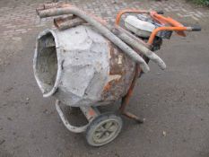 Petrol cement mixer