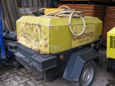 Ingersoll Rand towed air compressor
