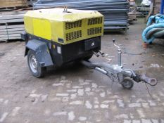 Ingersoll Rand towed single tool air compressor 2002