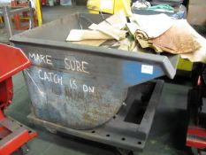 1T fork fitting tipping skip