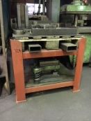 (2) Steel pallet benches