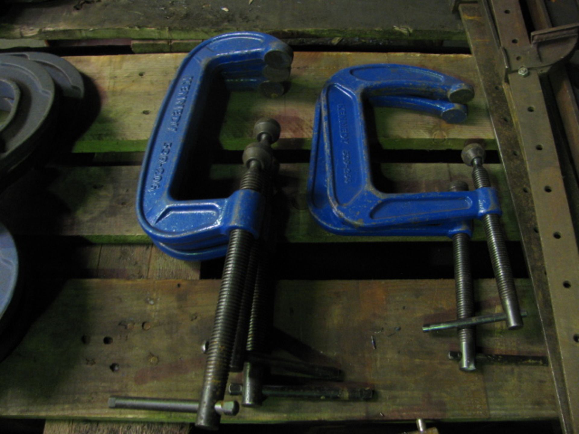 (5) various G clamps