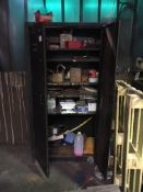 Contents of welding bay cupboard