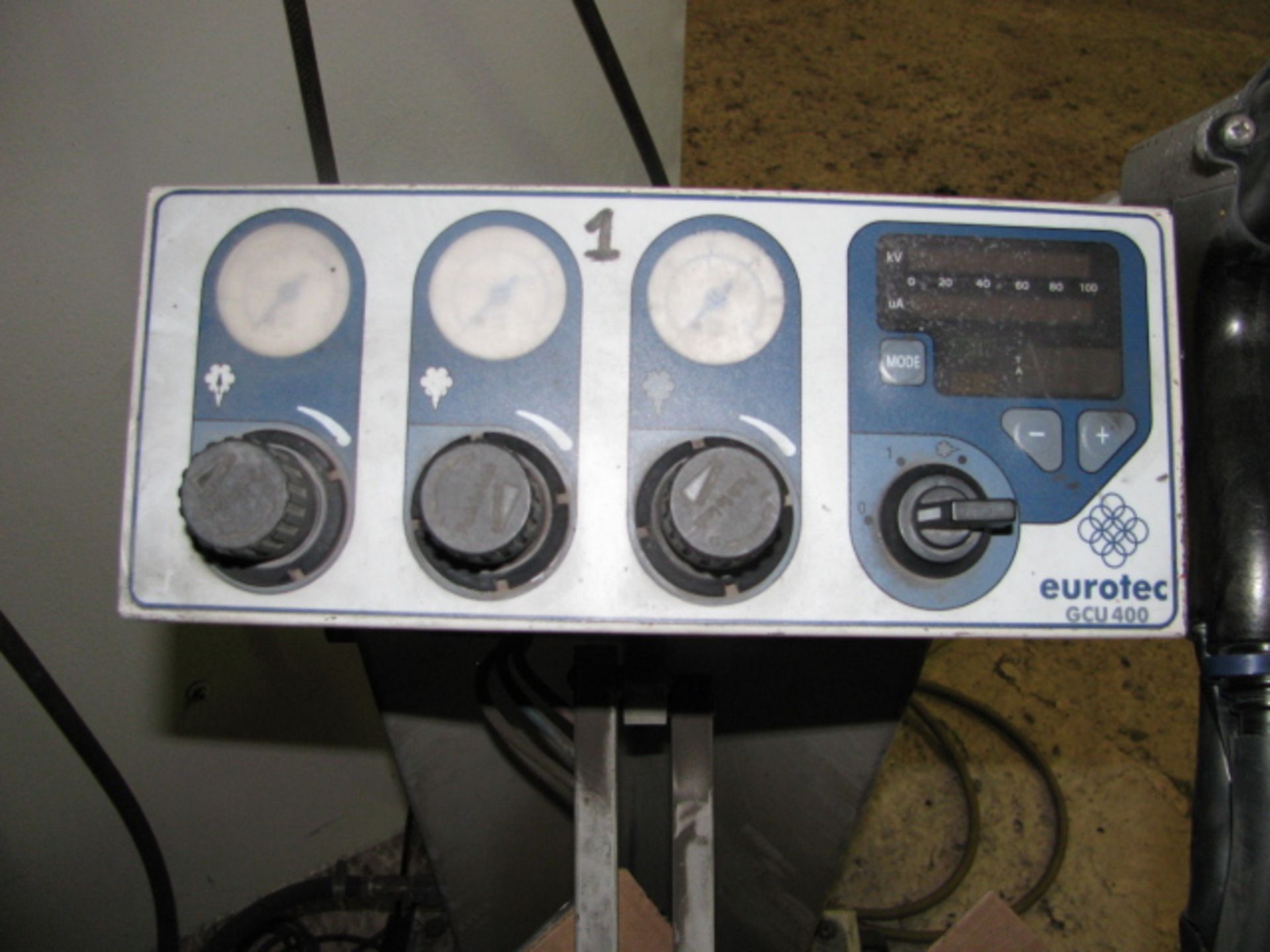 Eurotec GCU400 box feed unit complete with gun