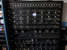 Steel cabinet and contents of gauges