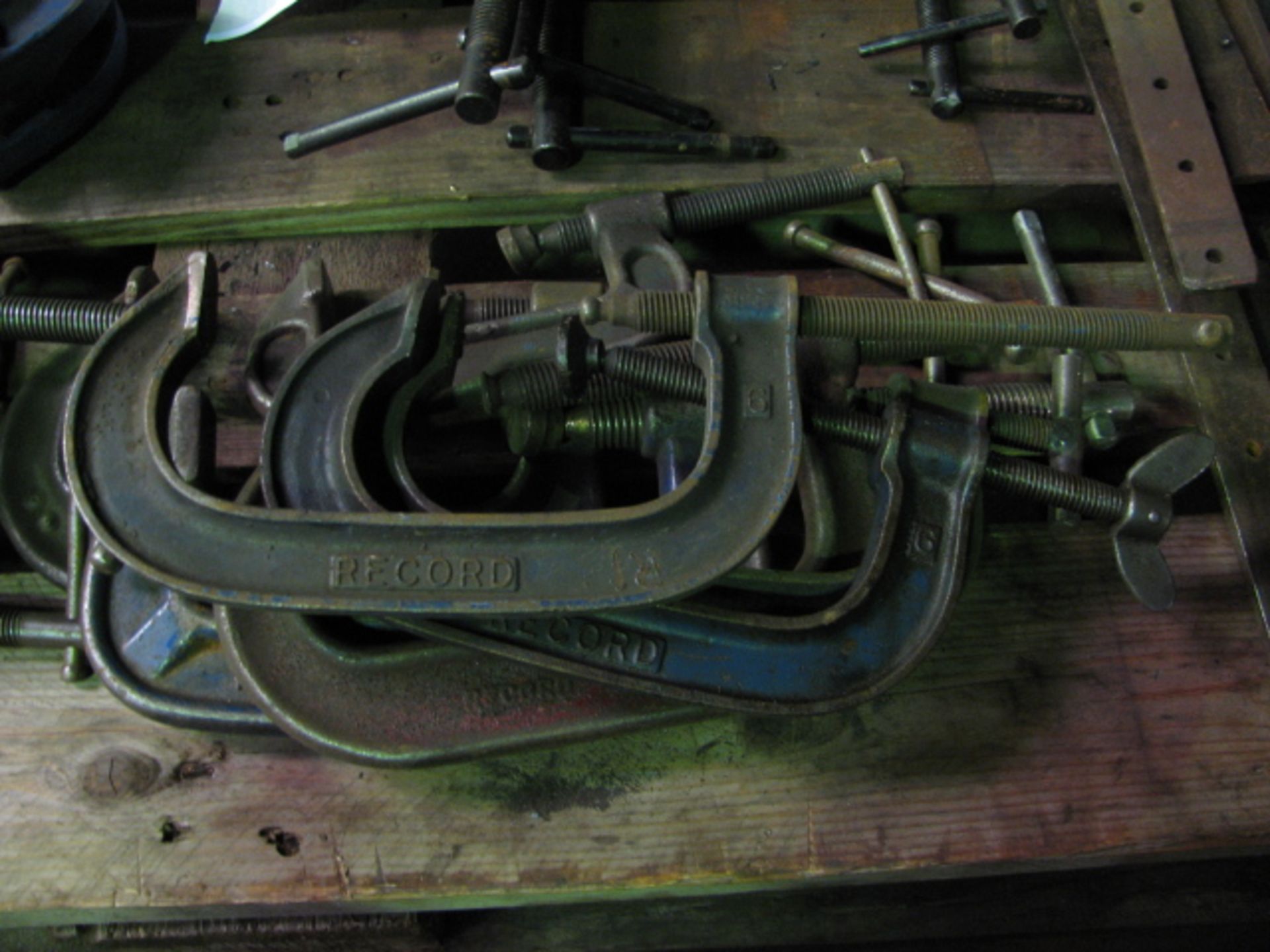 (6) various G clamps