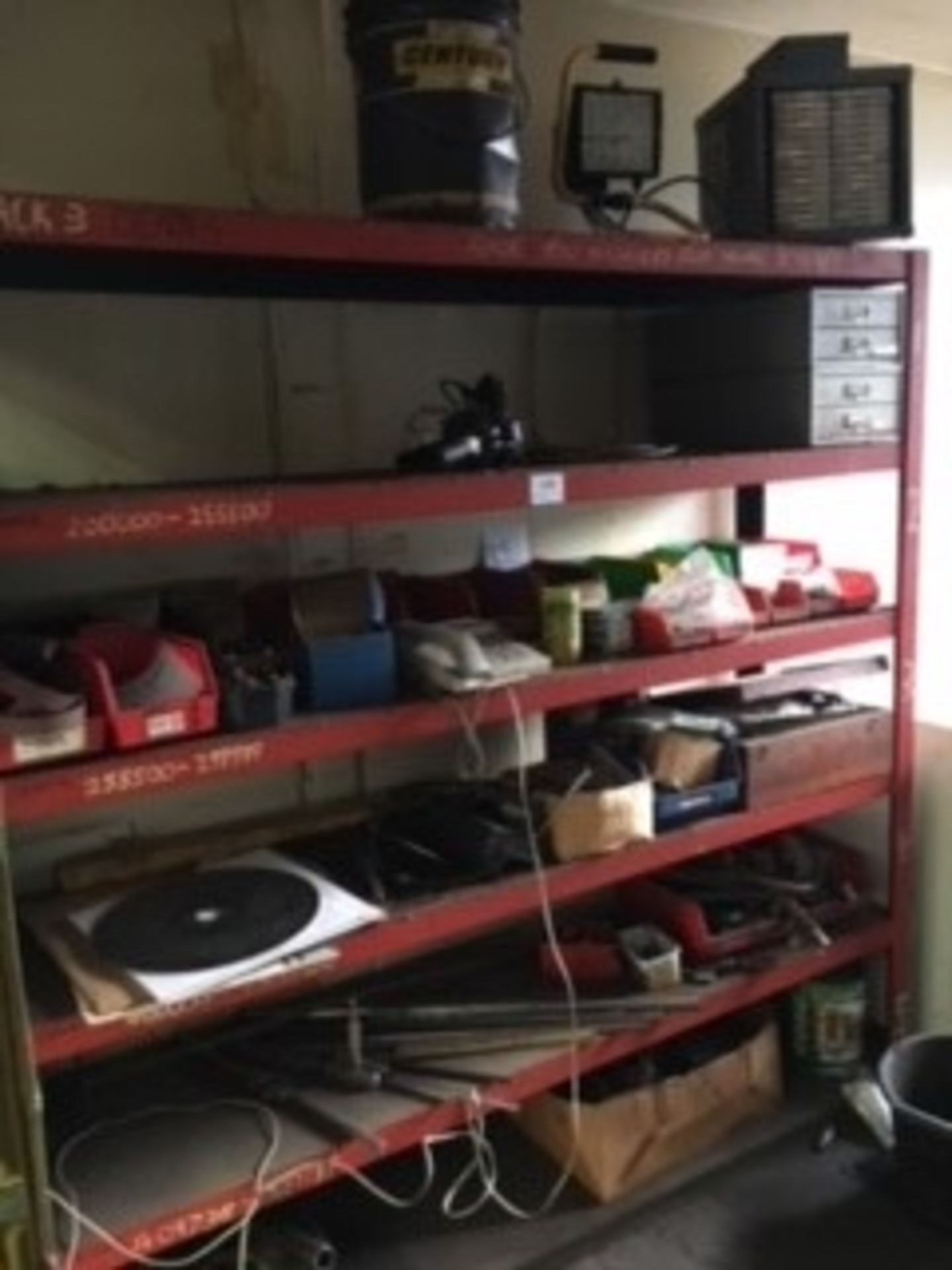 Remaining contents of small store room