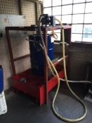 Spillage stands, drum pumps and miscellaneous lubricant