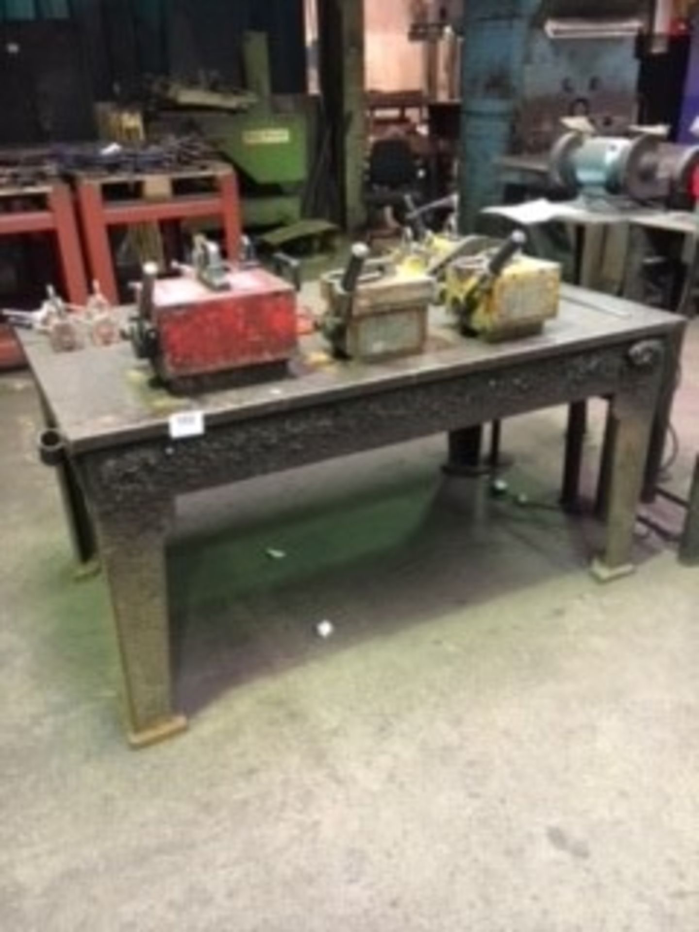 Steel bench