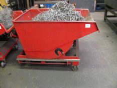 1T fork fitting tipping skip