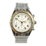 c.2001 Breitling Chronomat Bi-Metal Chronograph on Rouleaux Bracelet