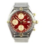 c.1997 Breitling Chronomat Bi-Metal Chronograph on Rouleaux Bracelet