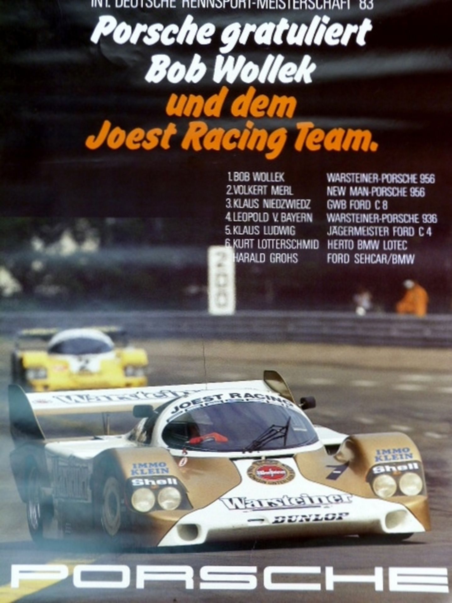 Porsche Motorsport posters from the John Fitzpatrick Collection.