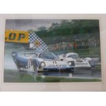 From the John Fitzpatrick Collection. 'In the rain at Brands'.