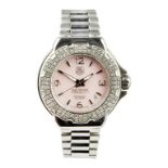 TAG Heuer Formula 1 Mother of Pearl Dial and Diamond Bezel