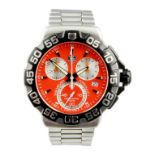 2004 TAG Heuer Formula 1 Chronograph Orange Dial/Black with Rotating Bezel