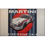 'Martini Porsche' painting.
