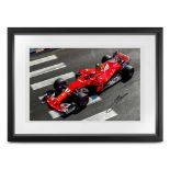 Kimi Raikkonen signed overhead shot