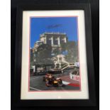 Mark Webber signed Red Bull at Monaco