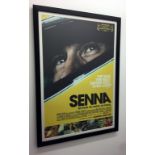 'Senna' the movie. Original cinema lobby poster