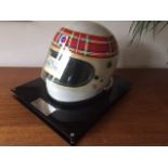 Sir Jackie Stewart OBE replica helmet