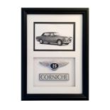 Mounted Bentley Corniche Production*