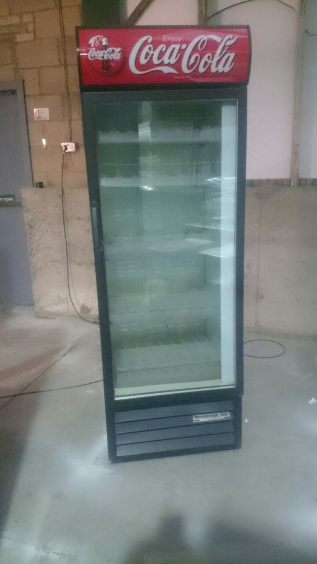 Glass Door Shop Display Fridge - 5 Shelves - H200cm W68cm D78cm