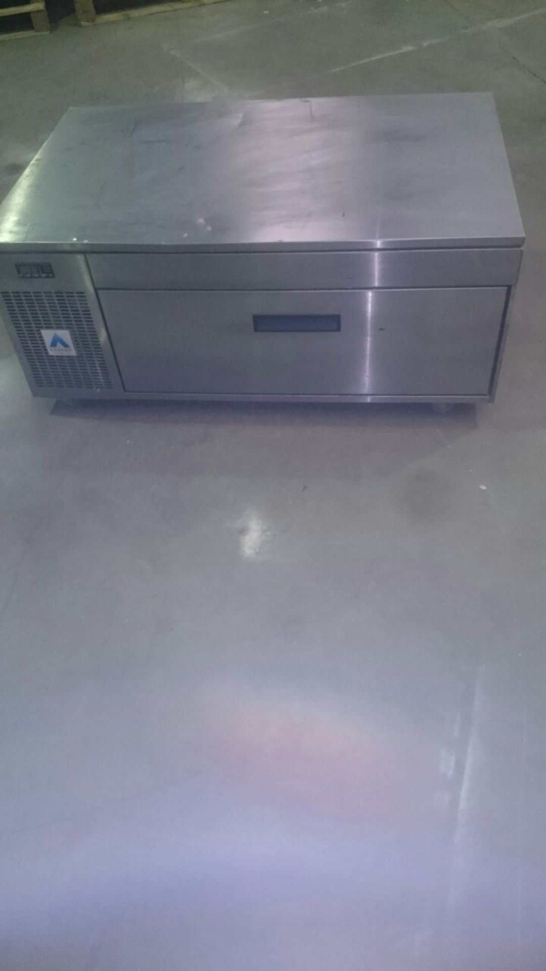 Adande Mobile Stainless Steel Fish Meat Storage Fridge Table 1 Drawer - 230v