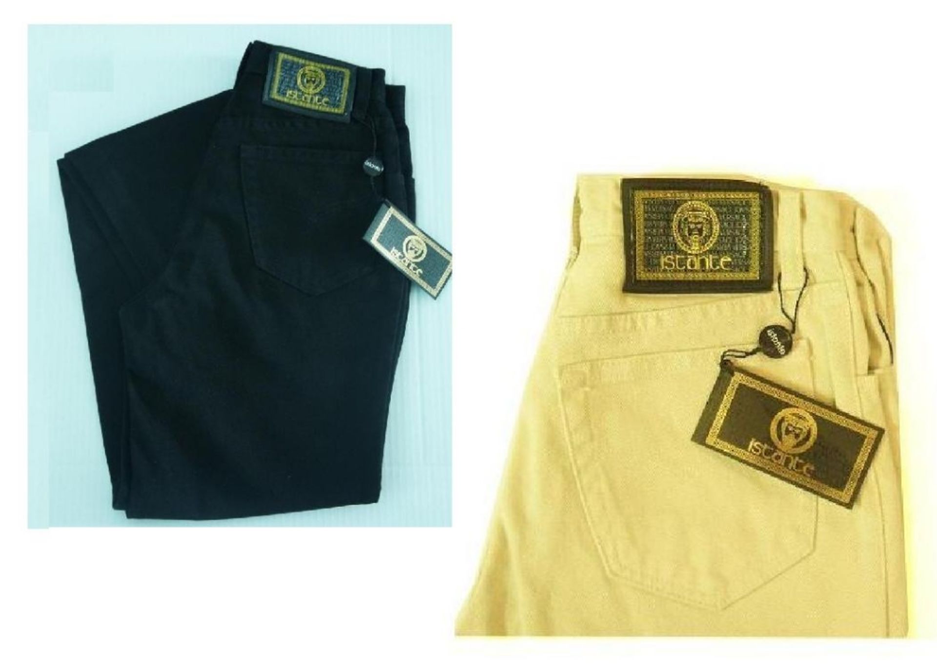 20 x Versace Istante Ladies Jeans – Black / Cream Mix – Size 6-10 - NO VAT- UK Delivery £15