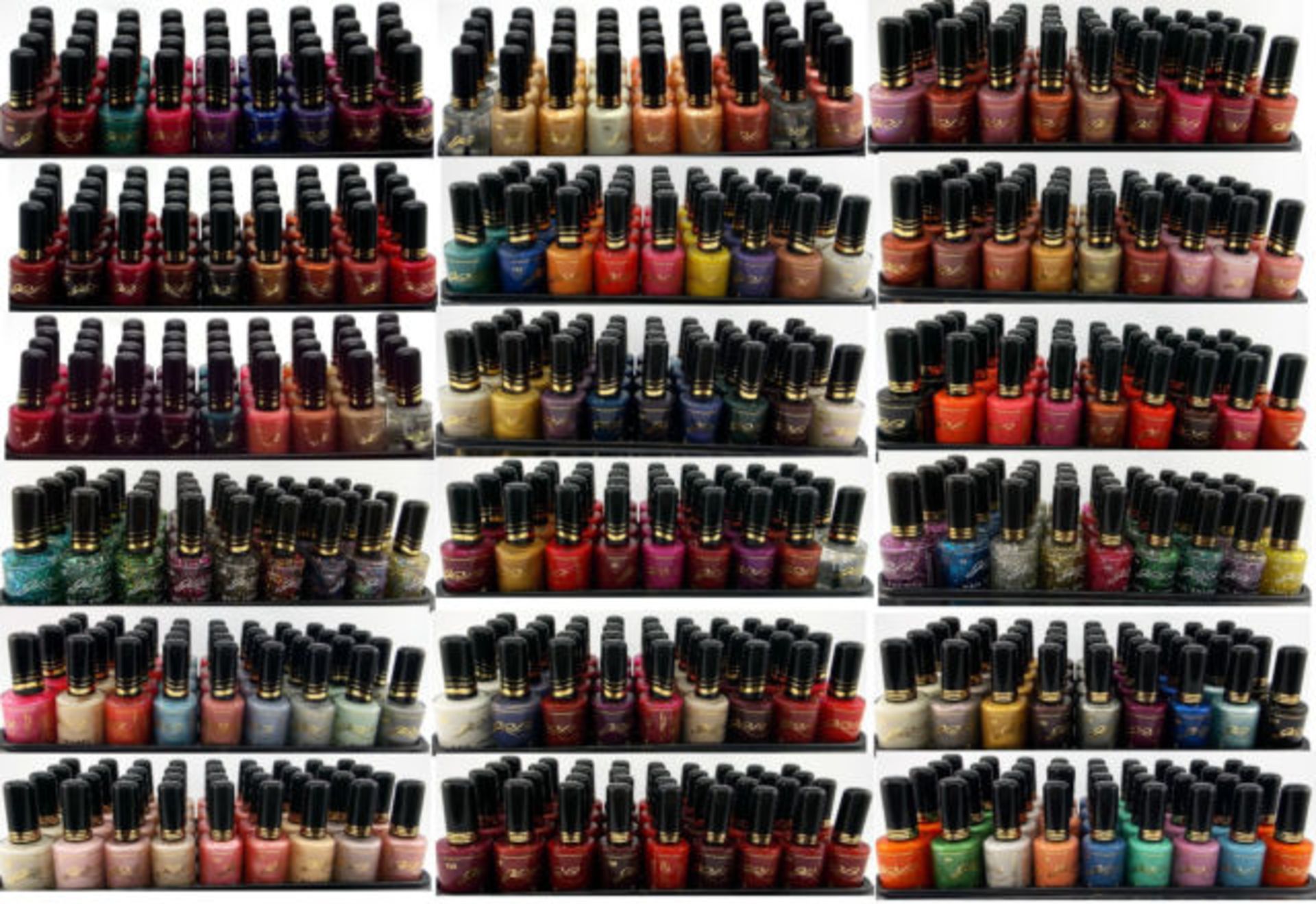 500 x Mixed Nail Varnish – Mixed Shades – NO VAT       UK Delivery £15