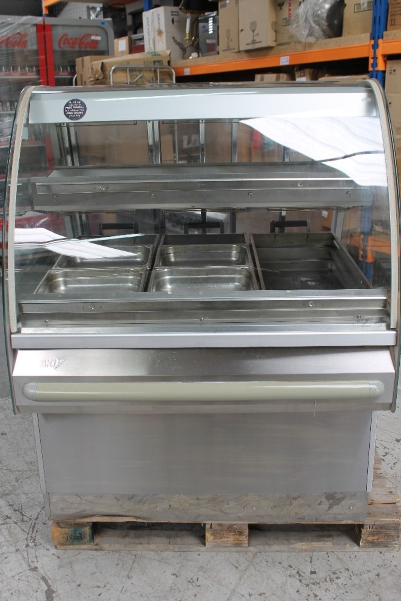 BKL Hot Food Display Counter  - NO VAT W110cm x H138cm x D110cm - Image 2 of 5