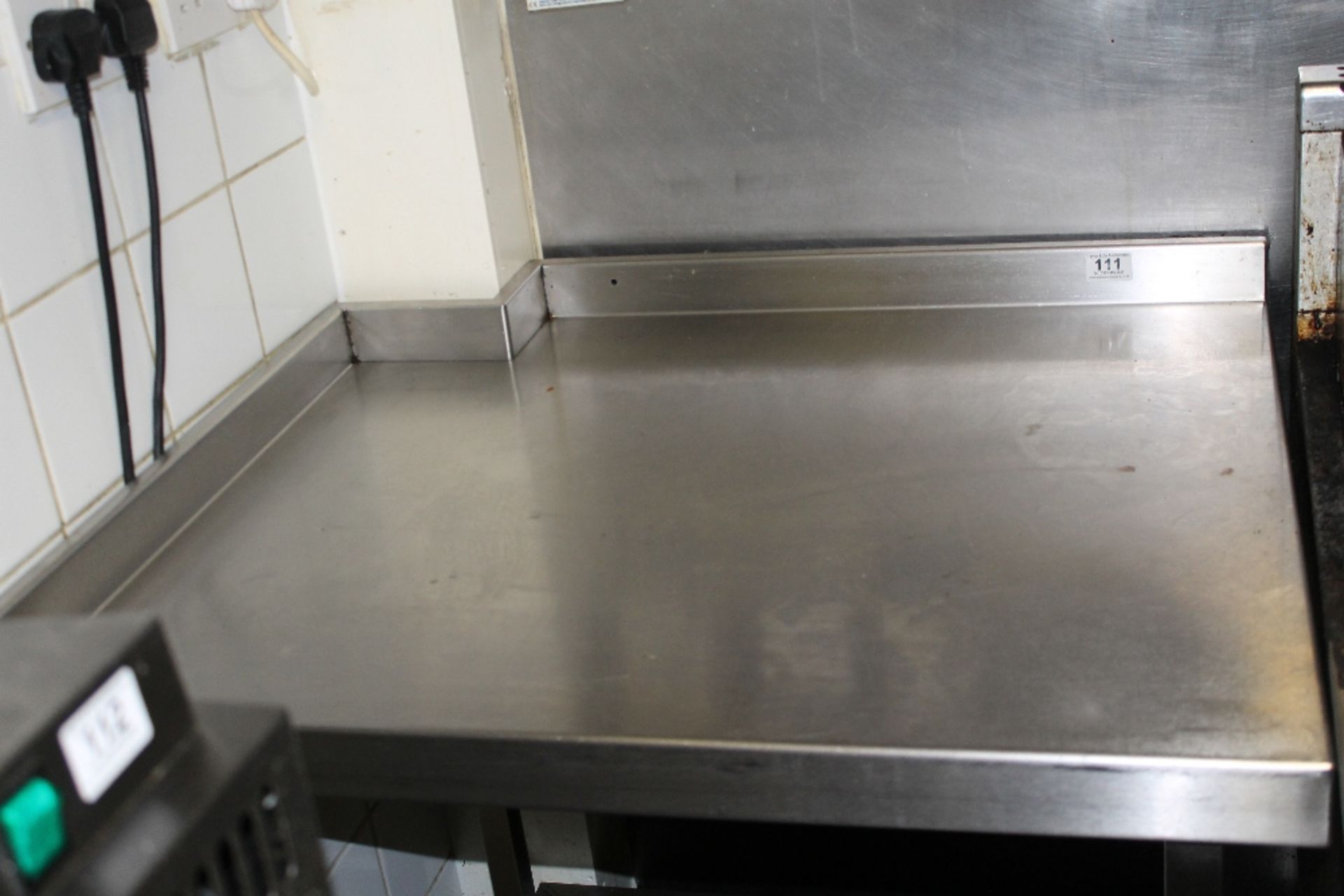 Small Stainless Steel Table – W80cm x D70cm x H92cm   NO VAT