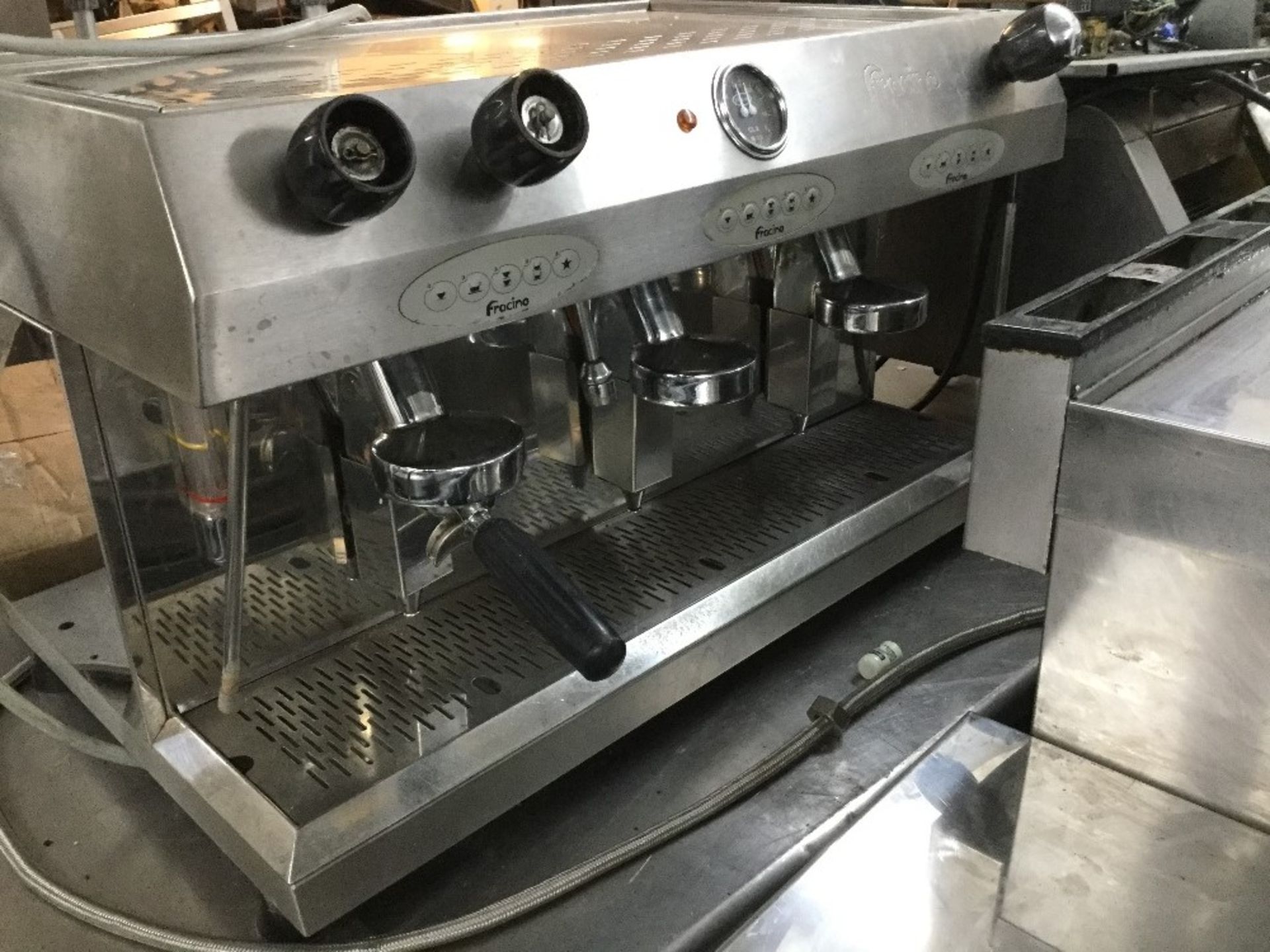 Fracino Three Group Coffee Machine - as found – NO VAT