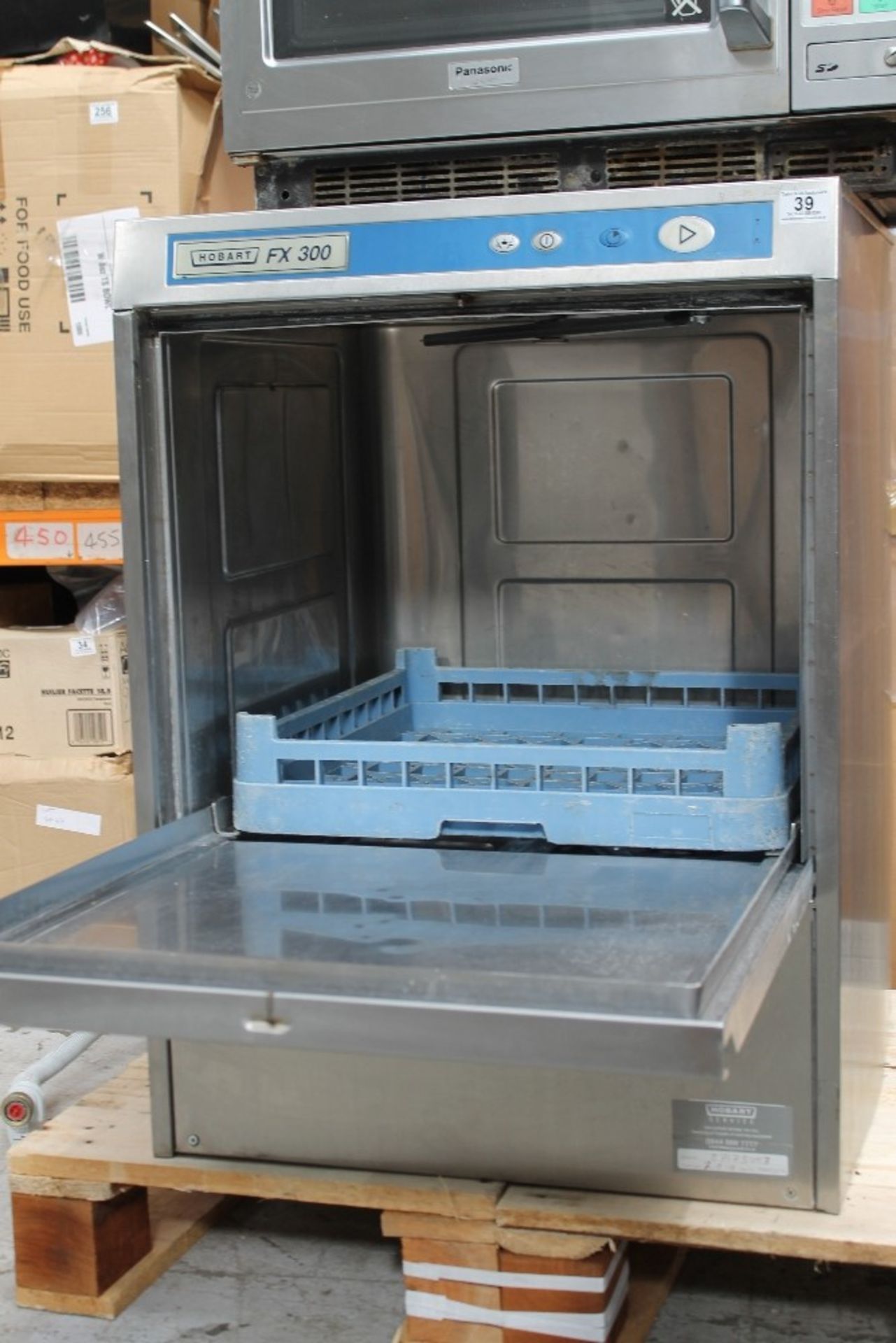 Hobart FX300 Dishwasher – serial no: 87173293 – NO VAT - Image 2 of 2