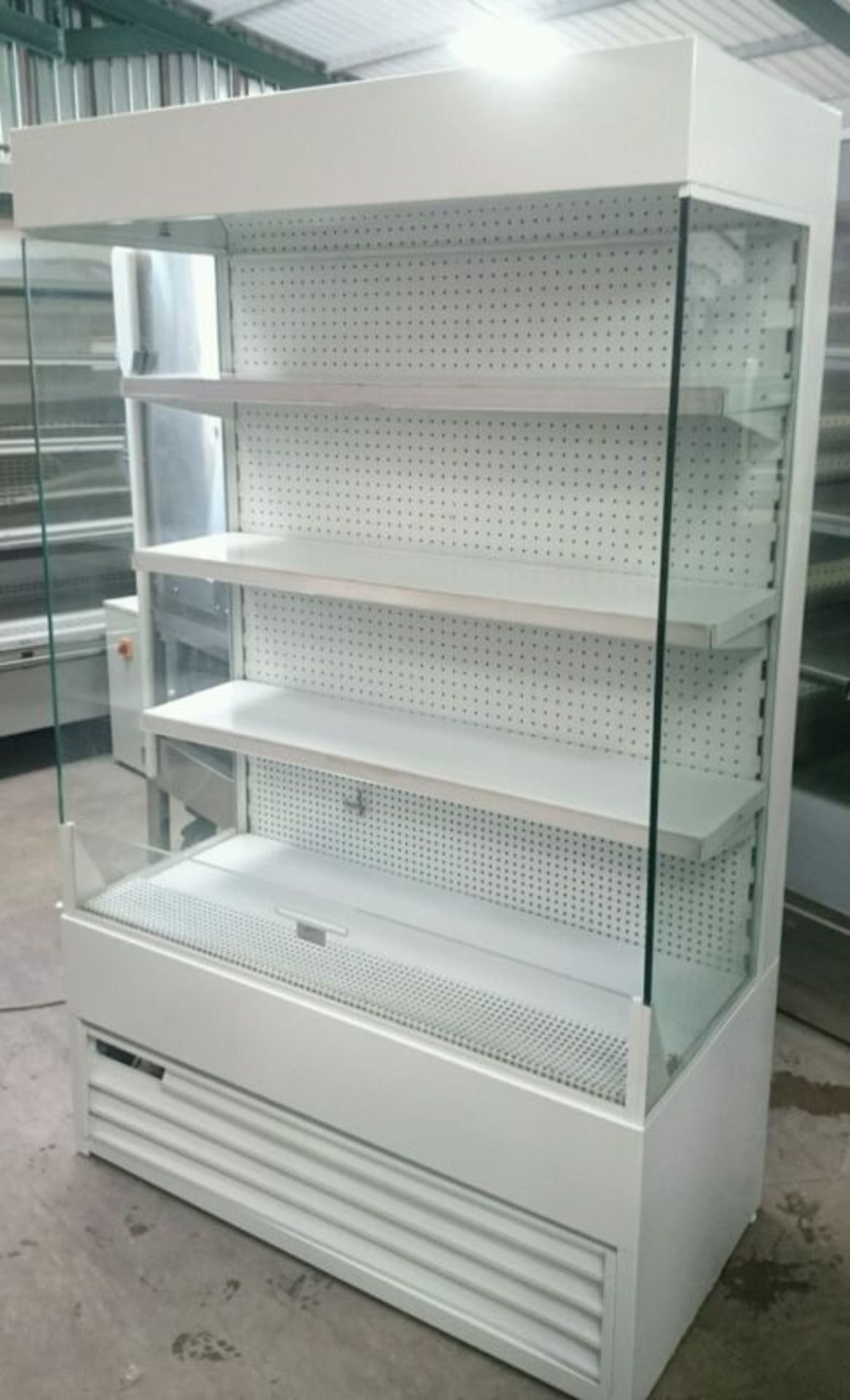 Shop Display Fridge with 4 Shelves 230v -  H195cm W121cm D60cm