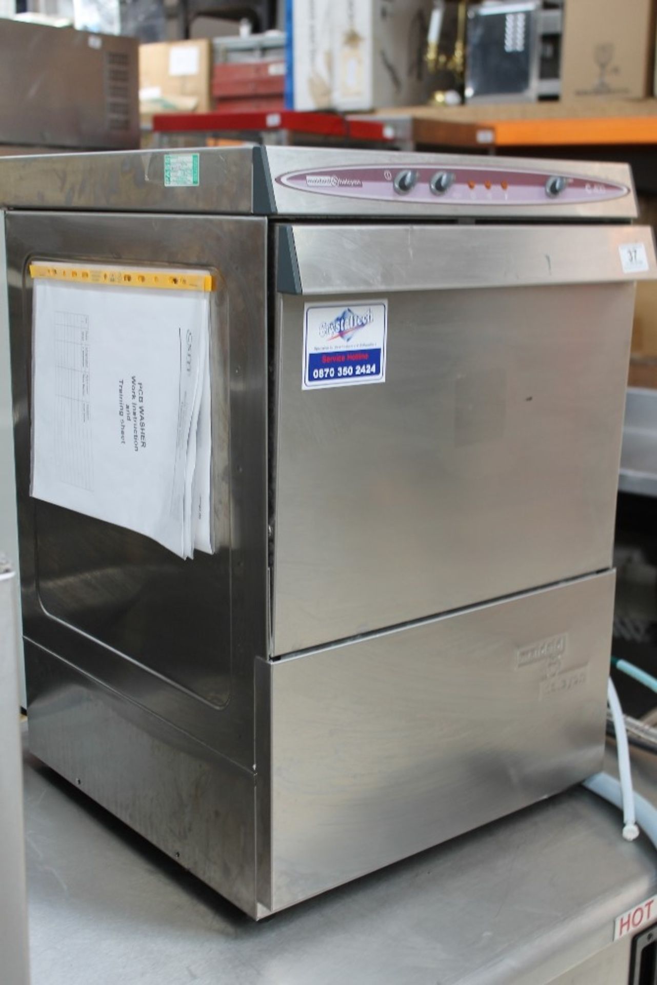 Maidaid C400 Glass Washer –Tested – NO VAT- as new - Image 4 of 4