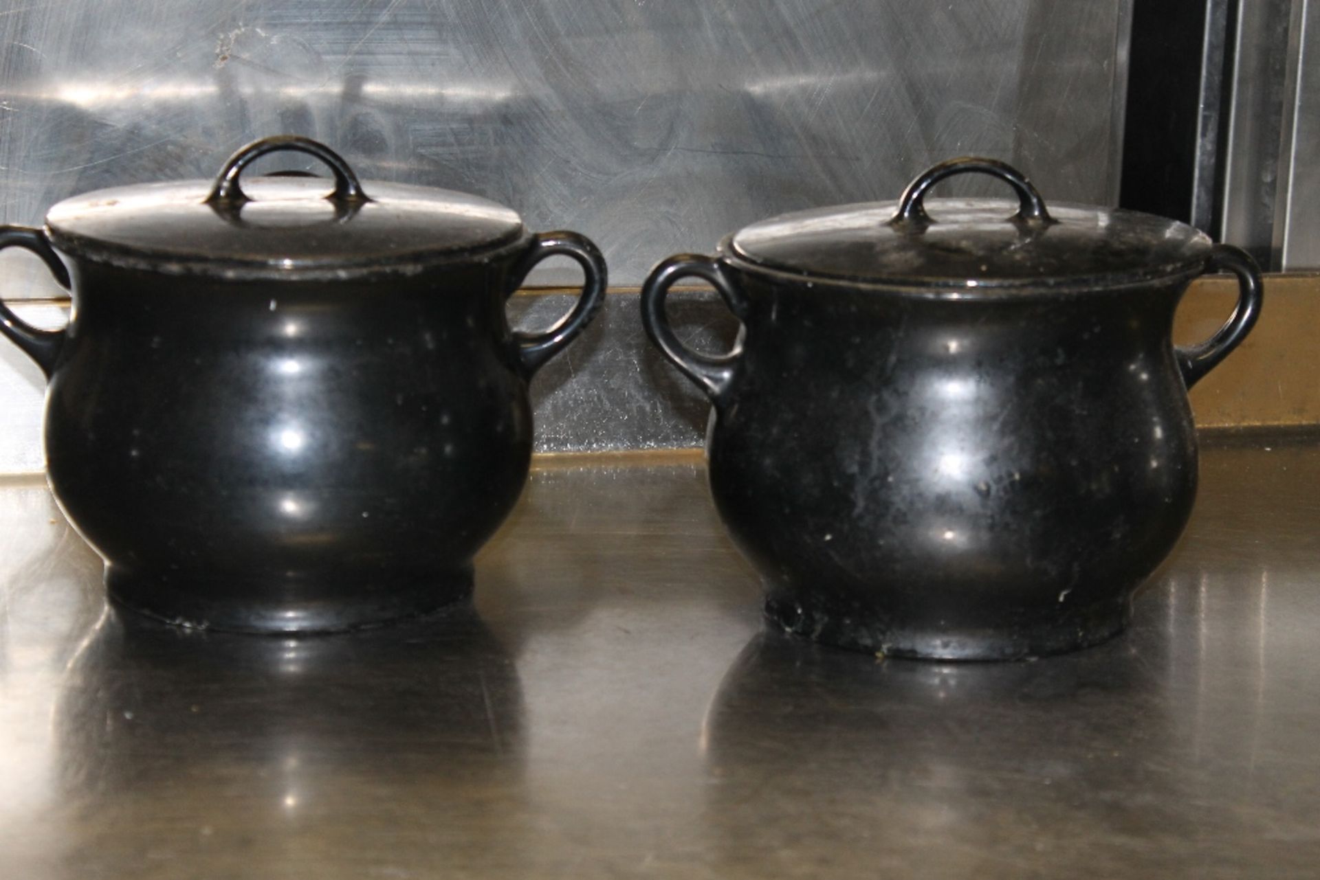 2 Cast Iron Stock Pots