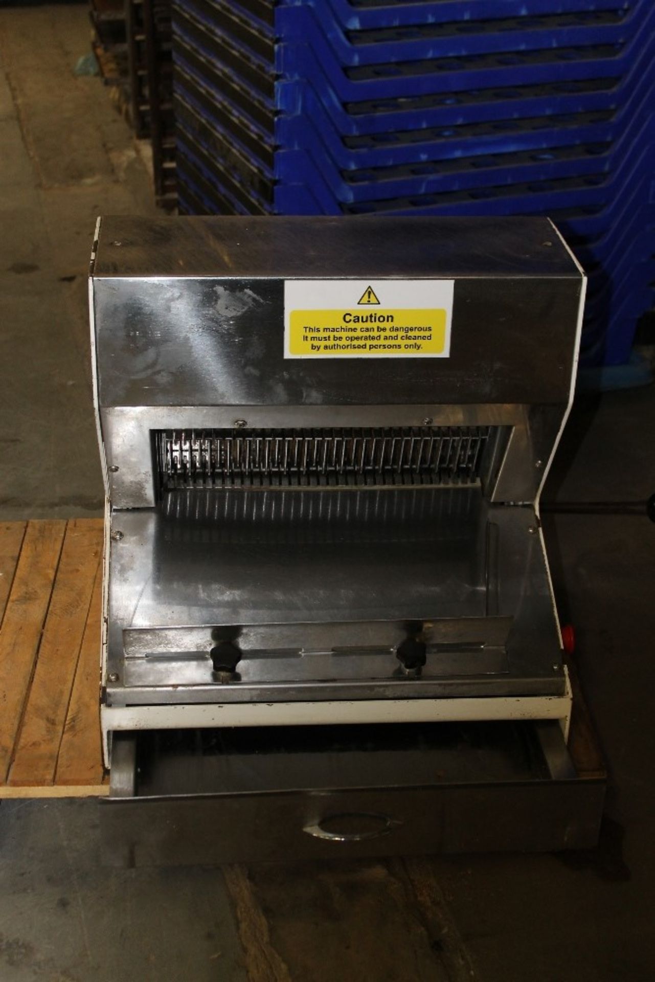 Bench Top Bread Slicer – with crumb drawer - Tested   W60cm x H60cm x D70cm - Image 3 of 3