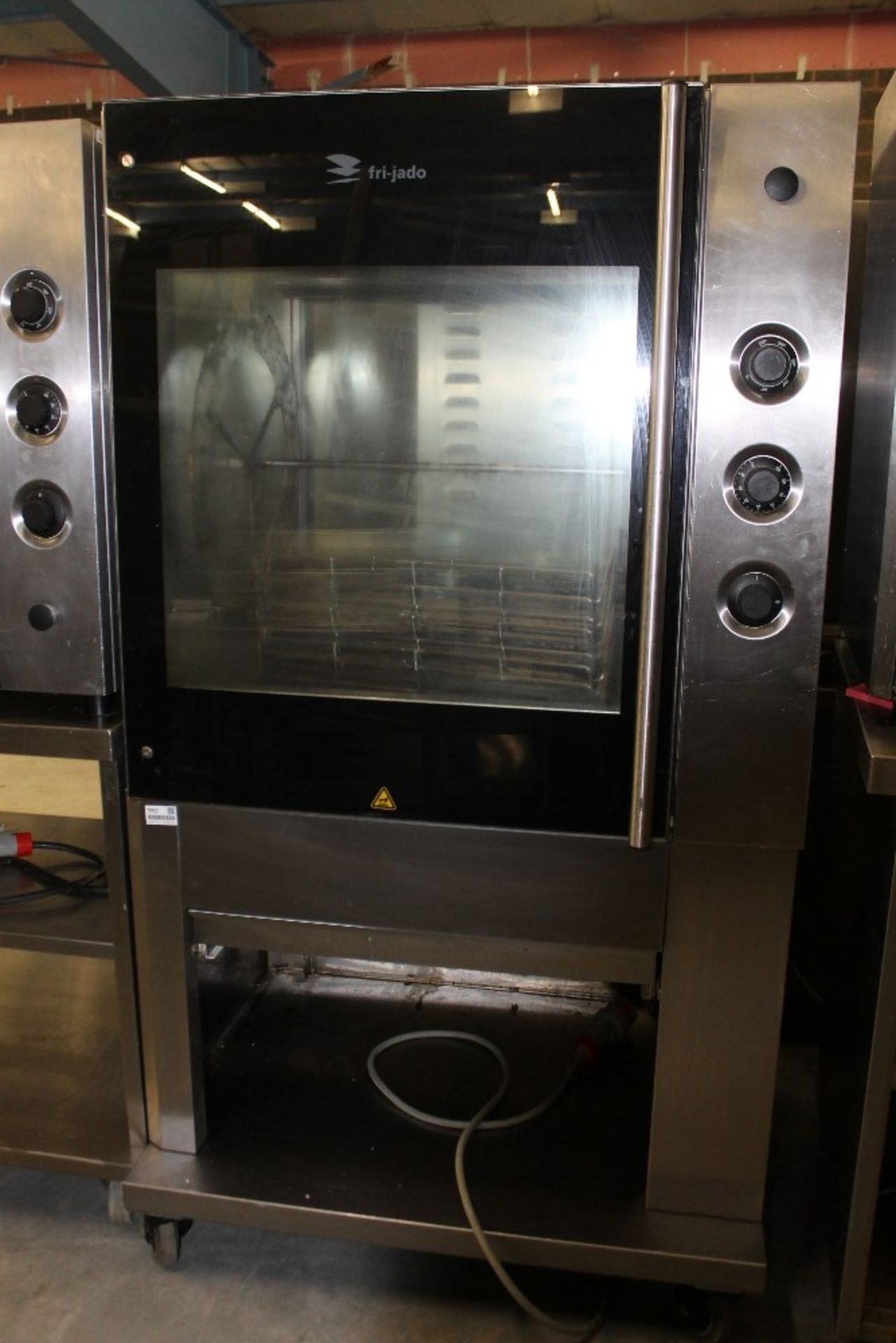 Fri-Jado Chicken Rotisserie –on stand -  3-ph – Tested   W98cm x H180cm x D90cm