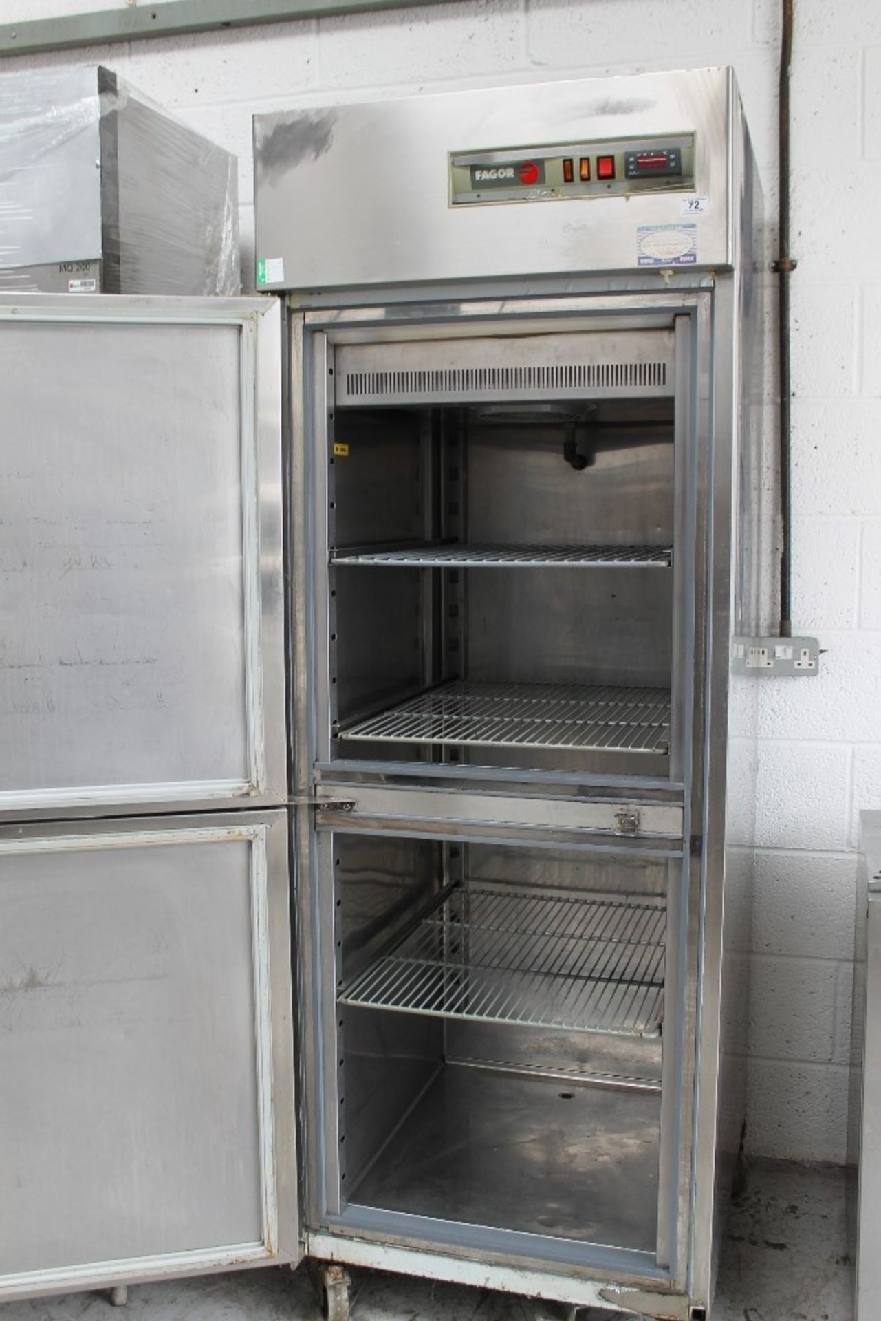 Fagor 2 Part Commercial Catering Fridge – Tested – NO VAT   W72cm x H200cm x D82cm - Image 2 of 2