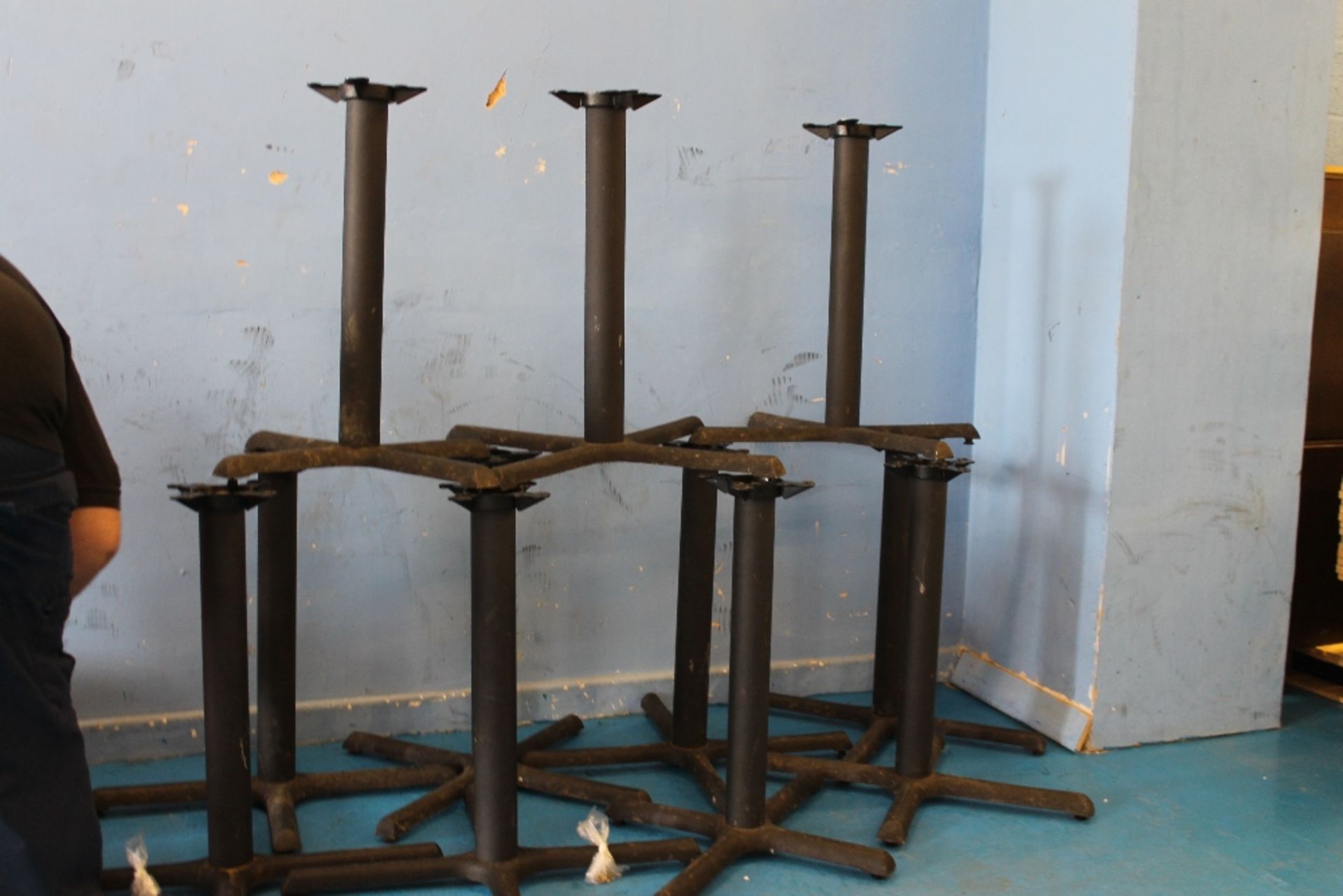 11 x Cast Iron Table Bases – NO VAT