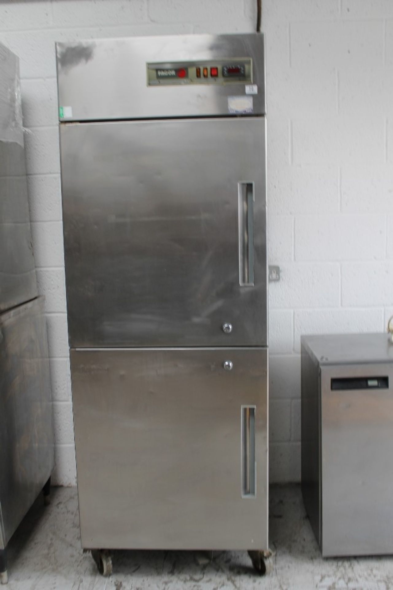 Fagor 2 Part Commercial Catering Fridge – Tested – NO VAT   W72cm x H200cm x D82cm