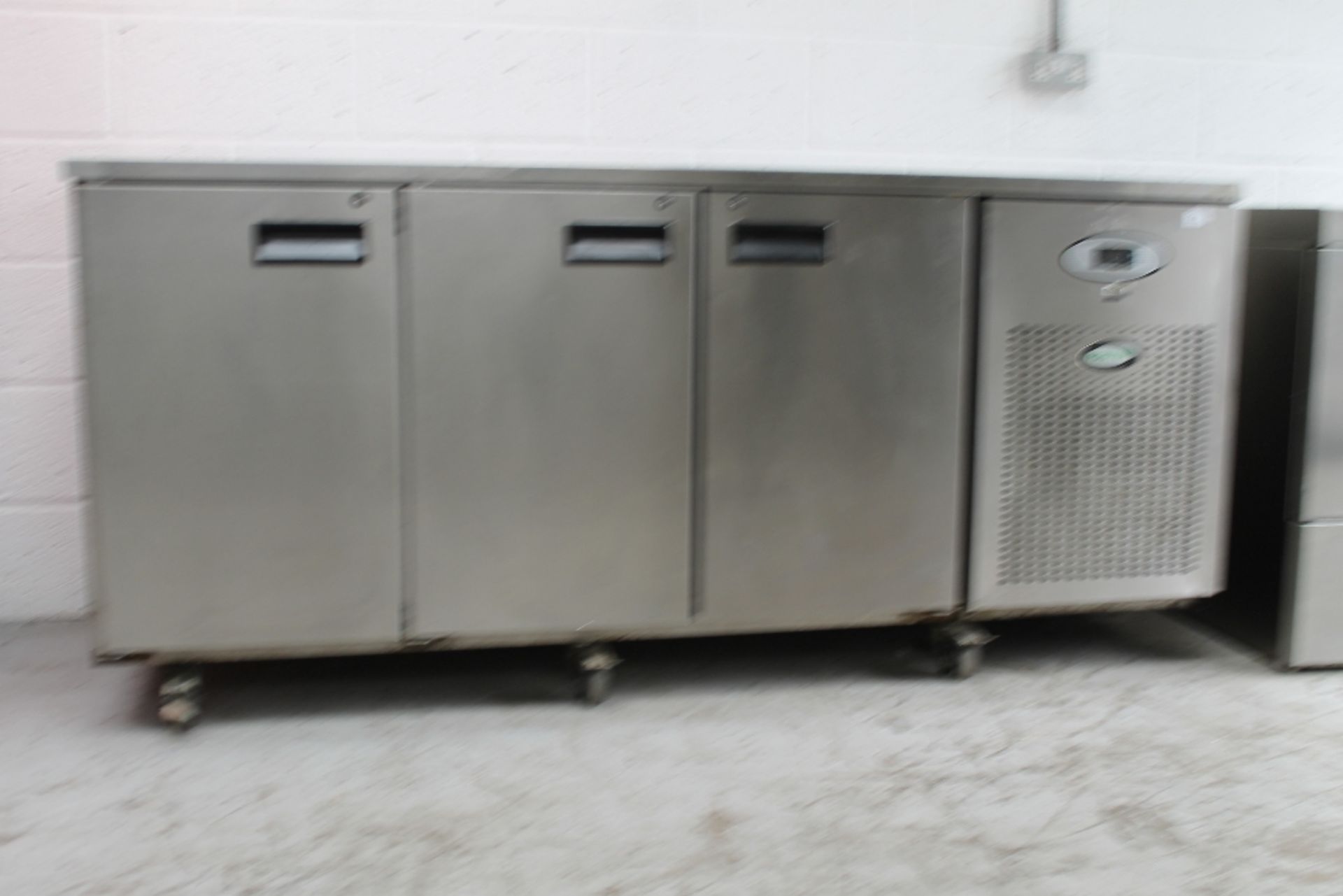 Foster Stainless Steel 3 Door Refrigerated Prep Unit – Tested - NO VAT - Image 2 of 4