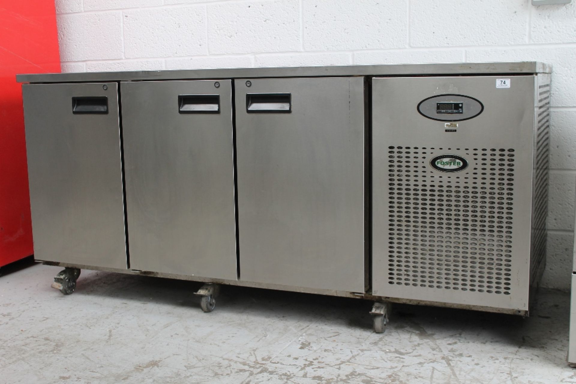 Foster Stainless Steel 3 Door Refrigerated Prep Unit – Tested - NO VAT