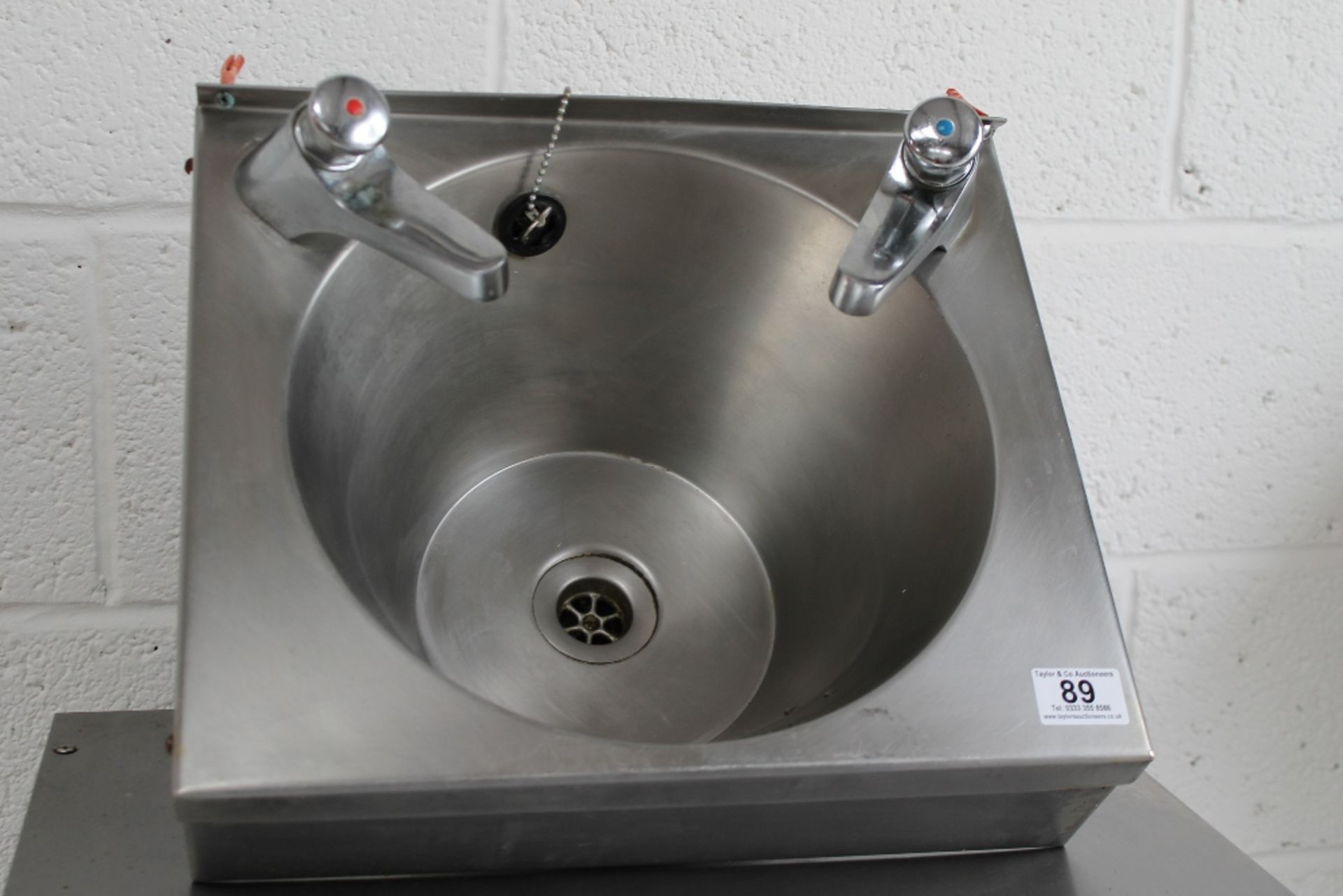 Stainless Steel Hand Wash Sink – with Taps